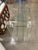 Vintage Modern Peg Lucite Console Table Two Tier New Glass Tops For Sale - Image 9 of 12
