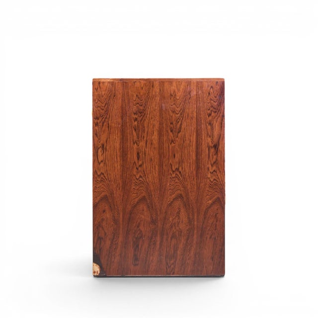 Dunbar Furniture Edward Wormley for Dunbar Mid Century Rosewood, Oak and Brass Credenza For Sale - Image 4 of 8