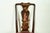 Henredon Chinoiserie Queen Anne Hand Painted Oak Side Chairs or Dining Chairs, Pair For Sale In South Bend - Image 6 of 14