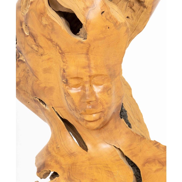 Dale Zarrella Portrait Driftwood Sculpture, 1996 For Sale - Image 4 of 18