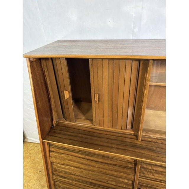 Mid-Century Retro Walnut Drinks Cabinet from F.D. Welters, 1960s For Sale - Image 4 of 15