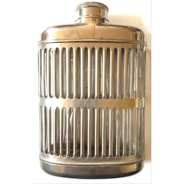 Silver Metal Hip Flask For Sale In San Francisco - Image 6 of 6