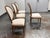 Restoration Hardware Van Thiels for Restoration Hardware French Contemporary Round Fabric Dining Side Chairs, Set of Four For Sale - Image 4 of 12