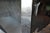 Gold Reception Desk in Textured Stainless Steel by Veliento For Sale - Image 8 of 10