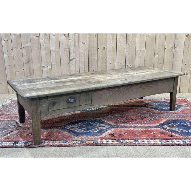 Antique Coffee Table in Chestnut For Sale - Image 9 of 13