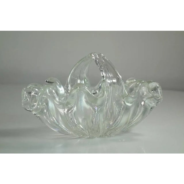 Murano Glass Shell-Shaped Bowl by Ercole Barovier, 1940s For Sale - Image 8 of 8