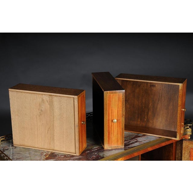 19th Century French Napoleon III Marquetry Dresser, 1870s For Sale - Image 17 of 18