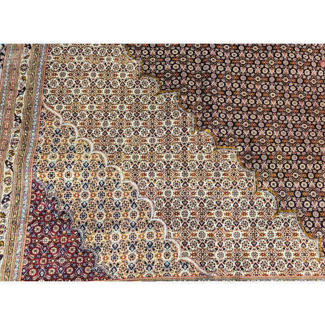 Early 20th Century Tabriz Mahi Rug For Sale - Image 16 of 18