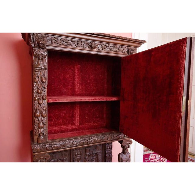 19th Century Renaissance Carved Credenza For Sale - Image 11 of 12