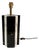 Large Geometric Black and White Marble Table Lamp, Italy, 1970s For Sale