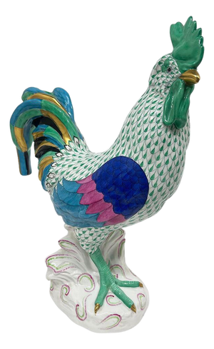 Large Porcelain Rooster from Herend, Hungary, 1960s
