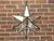 Mid 20th Century Mid Century Modern French Star Glass and Metal Light Fixture with Single Socket For Sale - Image 10 of 12