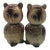 1960s Vintage Anthropomorphic Norcrest Winking Owls Salt and Pepper Shakers - Set of 2 For Sale