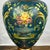 Bradburn Gallery Hand Painted Urn Table Lamp in Cerulean Blue & Gold For Sale - Image 10 of 11