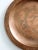 Metal Antique Arts & Crafts Hand-Hammered Copper Plate For Sale - Image 7 of 9