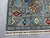 Blue and Burgundy Bokhara Wool Runner Rug With Tribal Gul Motifs, 2'11" X 9'7" For Sale - Image 10 of 17