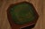 1940's Vintage Pair of Regency Style Mahogany Green Leather Top Pedestal Side Tables For Sale - Image 4 of 18