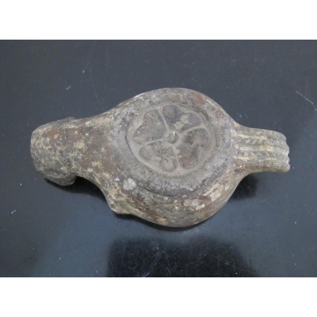 Roman Style Medusa Gorgon Female Figural Terra Cotta Oil Lamp For Sale In Portland, OR - Image 6 of 6