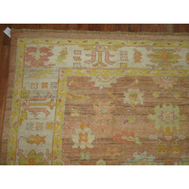 Early 21st Century Zabihi Collection Turkish Oushak Rug - 8'4" x 11'2" For Sale - Image 9 of 10