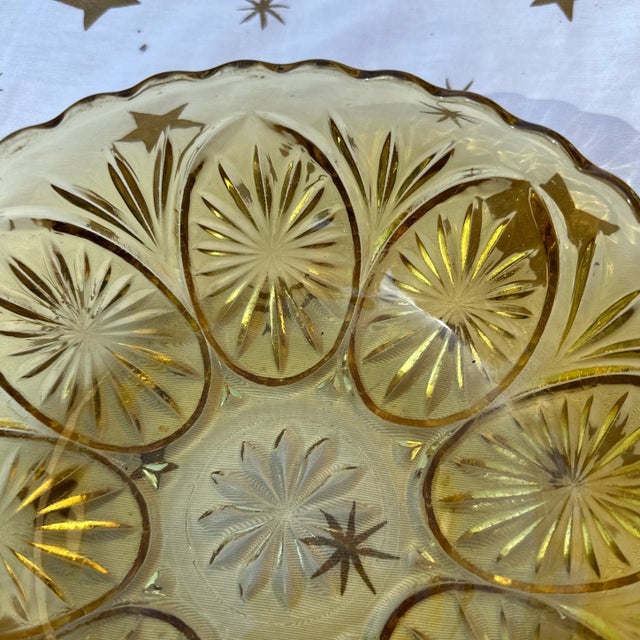 1970s Vintage Amber Glass Bowls- Set of 2 For Sale - Image 5 of 9