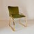 Mid-Century Modern Office Armchair in Sea Bream and Green Velvet, Italy, 1970s For Sale - Image 3 of 12