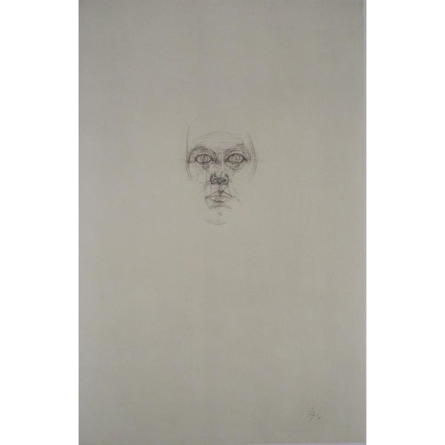 Alberto GIACOMETTI (1901-1966) (after) Annette Lithograph after a drawing by the artist On wove paper, 32 x 50 cm (approx....