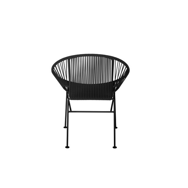 Contemporary Black on Black Concha Chair For Sale - Image 3 of 5