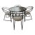 1990's Post Modern Minimalist Dining Set For Sale