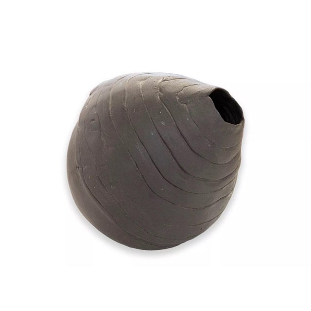 Asymmetrical Modern Ceramic Vases or Vessels Cranbrook Student Attr. - Set of 3 For Sale - Image 4 of 7