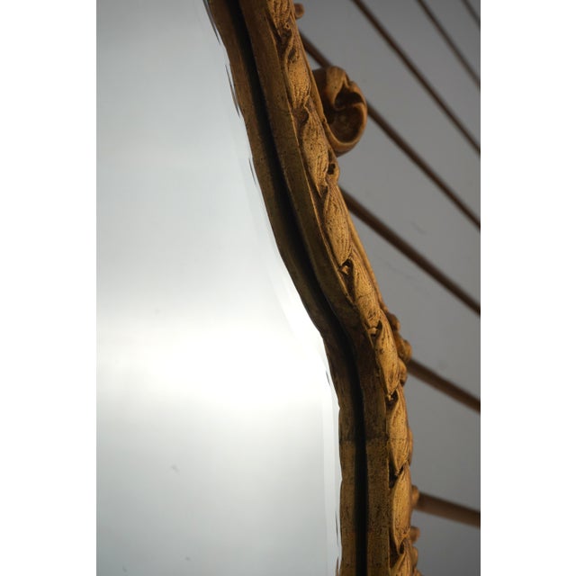 Friedman Brothers Ornate Gold Framed Mirror For Sale - Image 9 of 12