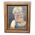 Mid-20th Century Framed Antique Oil on Canvas Portrait of a Young Girl For Sale