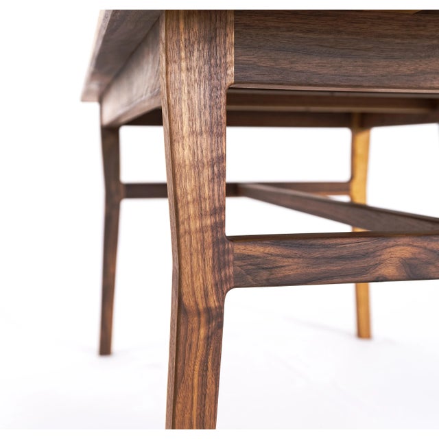 Danish Modern Laurel Walnut Dining Table For Sale - Image 4 of 7