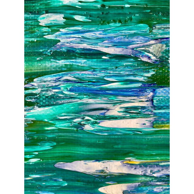 Contemporary Abstract Oil on Linen "Abstract Informal 2023-2104-4" by Robert Niesse For Sale - Image 6 of 8