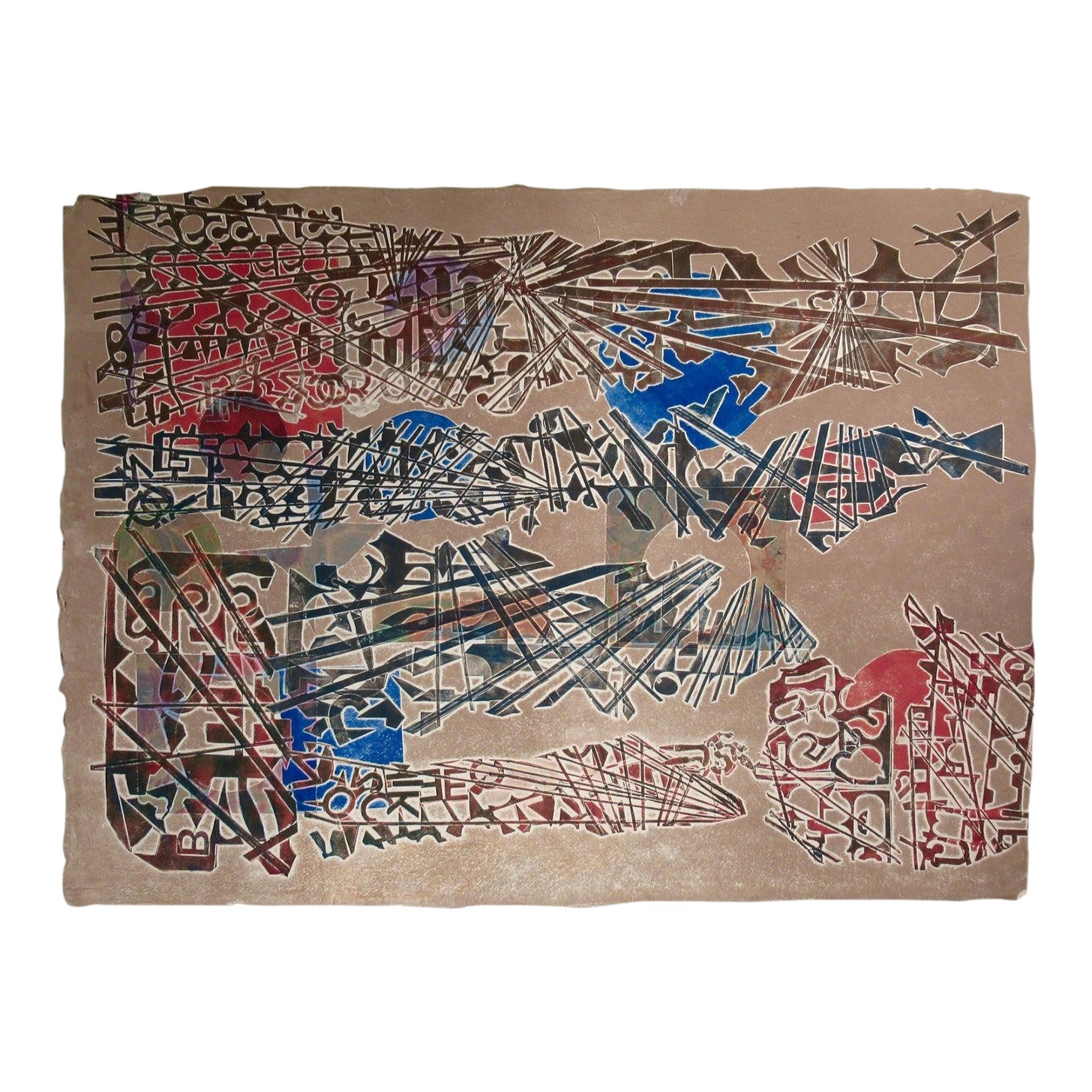 Ruth Leaf Untitled C. 1990 Reproduction Print | Chairish