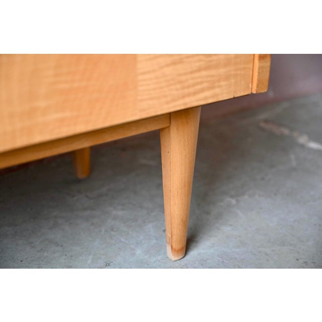 Brown Vintage Scandinavian Bedside Table, 1970s For Sale - Image 8 of 12