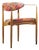 Dan Johnson for Selig Viscount Mid Century Brass and Walnut Chair For Sale