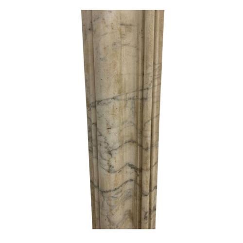 Antique French Marble Arched Mirror Frame, 1890s For Sale - Image 6 of 15