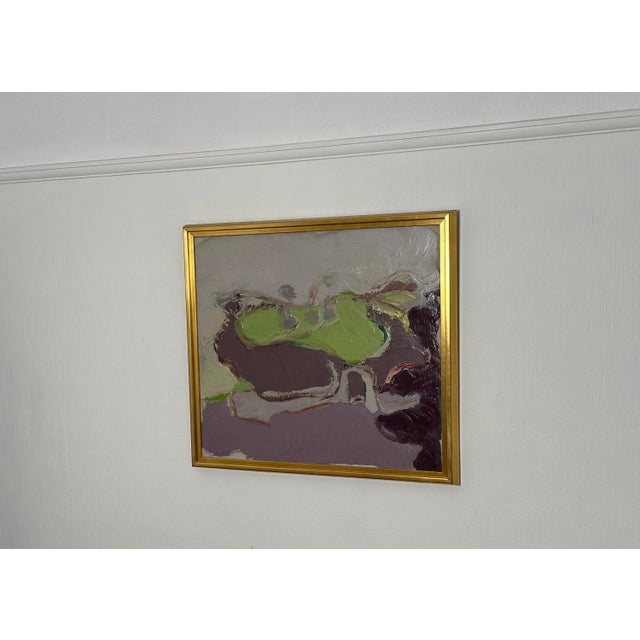 Rolf Magnusson, Waves of Color, 1960s, Oil on Canvas, Framed For Sale - Image 13 of 18