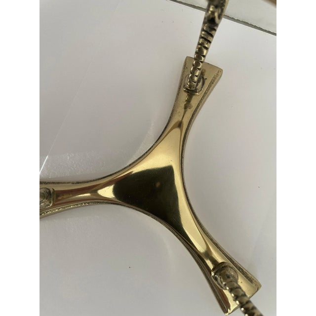 1940s Brass Display Stand Renaissance Revival 4" Opening For Sale - Image 12 of 12