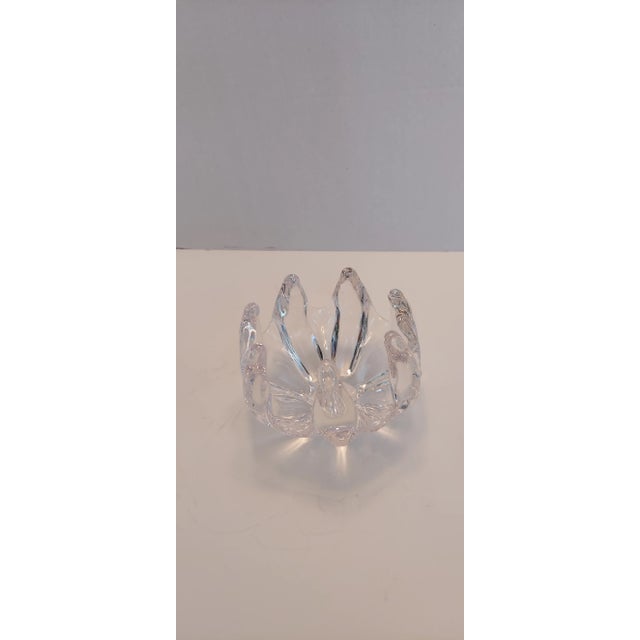 Late 20th Century Late 20th Century Vannes Le Chatel, Sparkling Crystal Bowl Made in France For Sale - Image 5 of 6