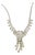 MCM Jewelry Inspired by Albert Weiss Art Deco Revival Fan-Shaped Crystal Necklace For Sale