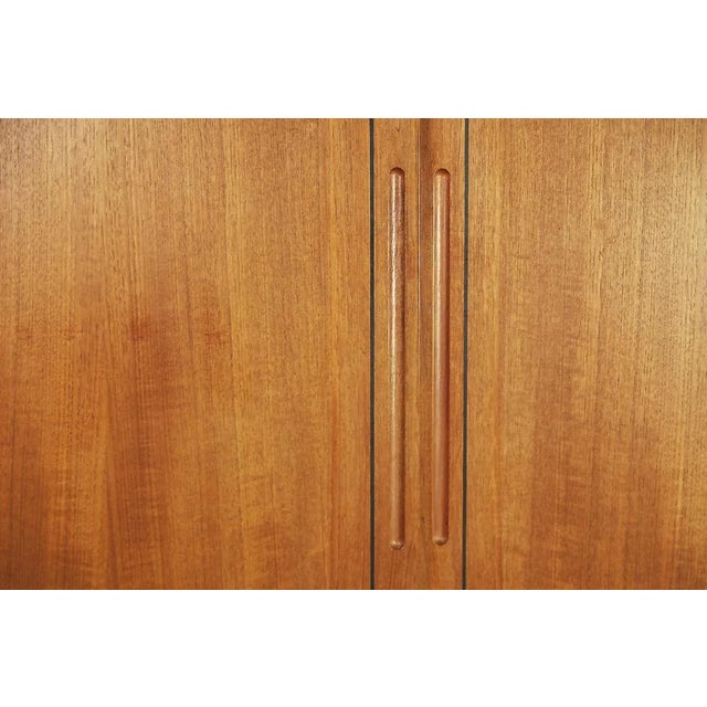 Vintage Danish Teak High Sideboard, 1950s For Sale - Image 4 of 17