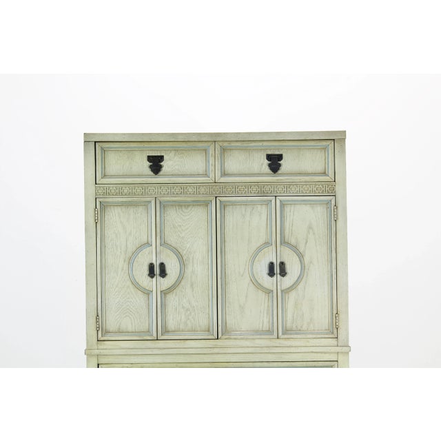 Late 20th Century Mid Century Shangri-La Highboy Chest For Sale - Image 5 of 6