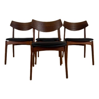 Vintage Teak Chairs from Funder-Schmidt & Madsen, 1960s, Set of 4 For Sale