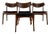 Vintage Teak Chairs from Funder-Schmidt & Madsen, 1960s, Set of 4 For Sale