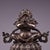 Late 19th Century Silver-Plated Bronze Censer With Vajra Deity, 900g, 7" Tall For Sale - Image 4 of 8