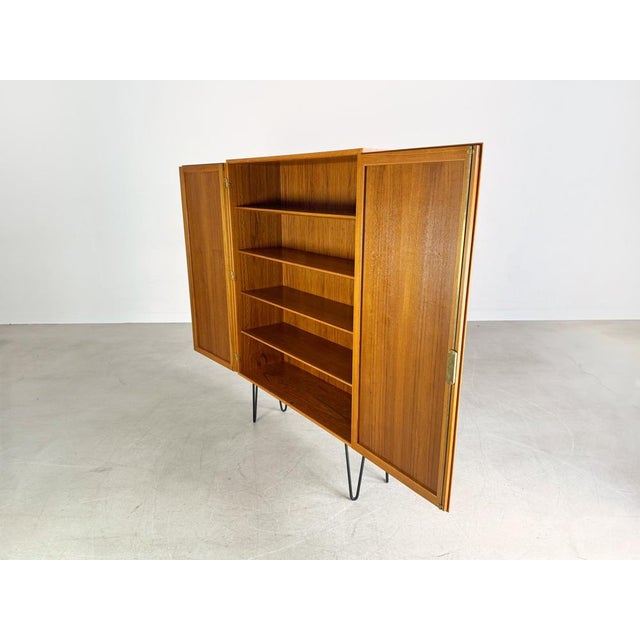 Mid-Century Modern Mid-Century Teak Cabinet by Børge Mogensen for Søborg Møbelfabrik, 1960s For Sale - Image 3 of 9