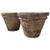 Early 20th Century Crushed Stone Garden Flower Pots - A Pair For Sale - Image 11 of 11