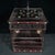 Asian Rosewood Birdcage With Gemstone Inlay and Ceramic Feeders For Sale - Image 3 of 9