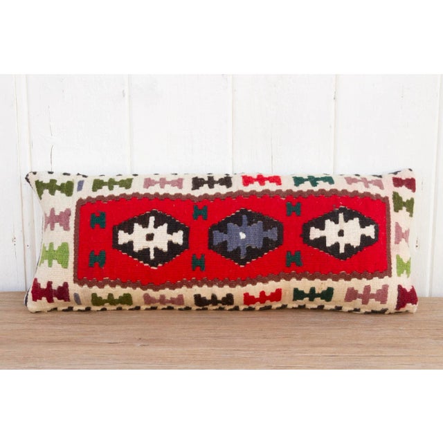 Pisco Old Peruvian Frazada Pillow For Sale - Image 4 of 8